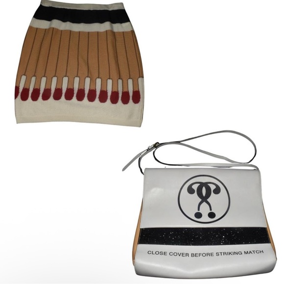 Moschino Dresses & Skirts - Moschino x Jeremy Scott skirt/bag set